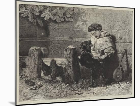 His Only Friend-John Charles Dollman-Mounted Giclee Print