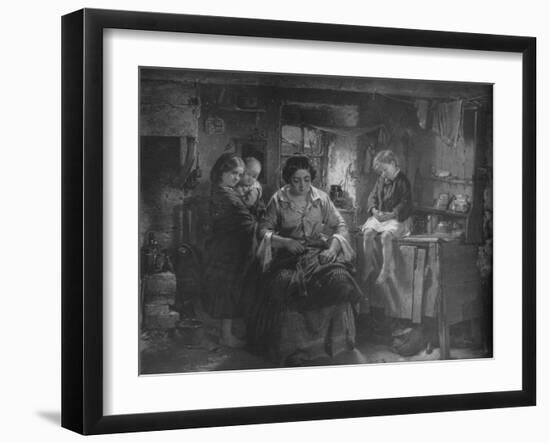 His Only Pair, 1860, (1917)-Thomas Faed-Framed Giclee Print