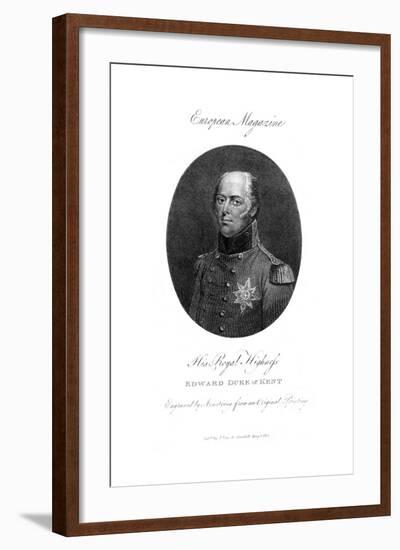 His Royal Highness Edward, Duke of Kent, 1801-Armstrong-Framed Giclee Print