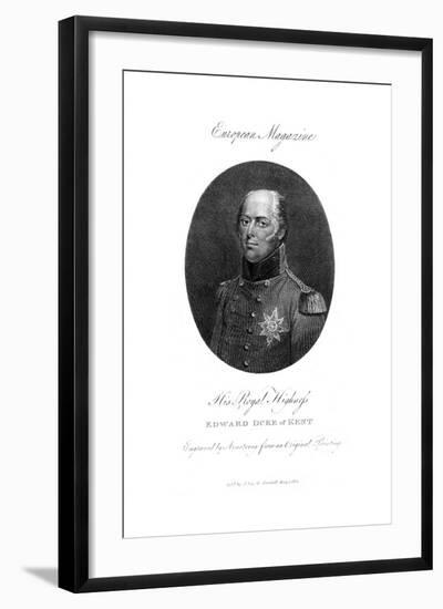 His Royal Highness Edward, Duke of Kent, 1801-Armstrong-Framed Giclee Print