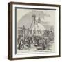 His Royal Highness Prince Albert Laying the Foundation-Stone of a New Chapel-Of-Ease, at Eton-null-Framed Giclee Print