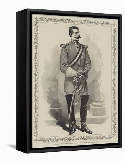 His Royal Highness Prince Henry of Battenberg in the Uniform Worn at His Wedding-null-Framed Stretched Canvas