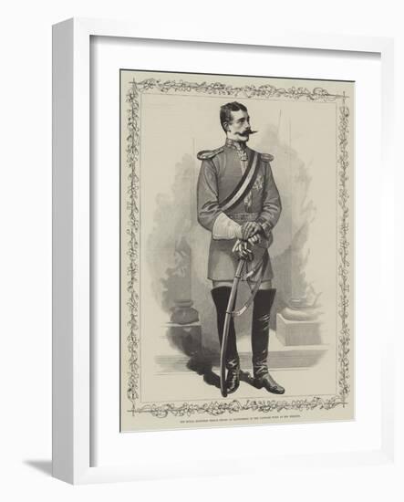 His Royal Highness Prince Henry of Battenberg in the Uniform Worn at His Wedding-null-Framed Giclee Print