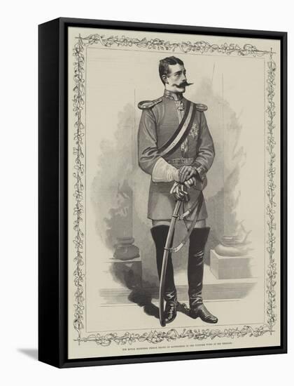 His Royal Highness Prince Henry of Battenberg in the Uniform Worn at His Wedding-null-Framed Stretched Canvas