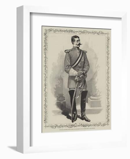 His Royal Highness Prince Henry of Battenberg in the Uniform Worn at His Wedding-null-Framed Giclee Print