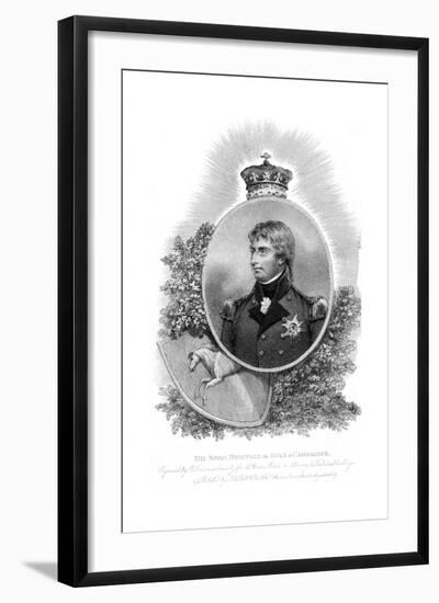 His Royal Highness the Duke of Cambridge, 1807-Scriven-Framed Giclee Print