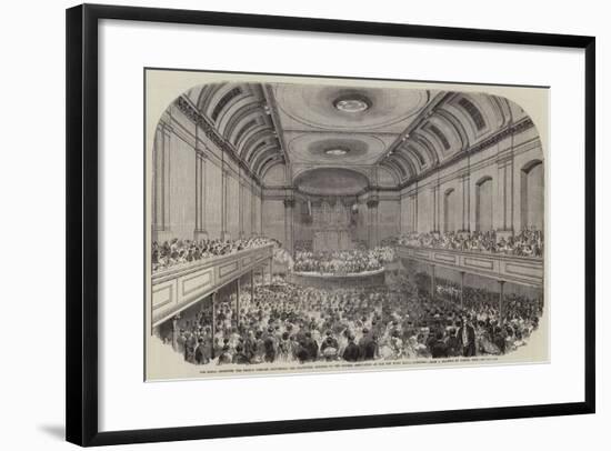 His Royal Highness the Prince Consort Delivering the Inaugural Address to the British Association a-Samuel Read-Framed Giclee Print