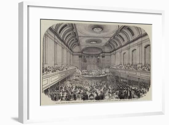 His Royal Highness the Prince Consort Delivering the Inaugural Address to the British Association a-Samuel Read-Framed Giclee Print