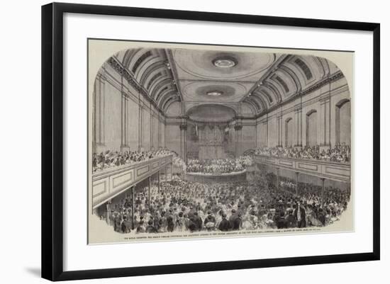 His Royal Highness the Prince Consort Delivering the Inaugural Address to the British Association a-Samuel Read-Framed Giclee Print