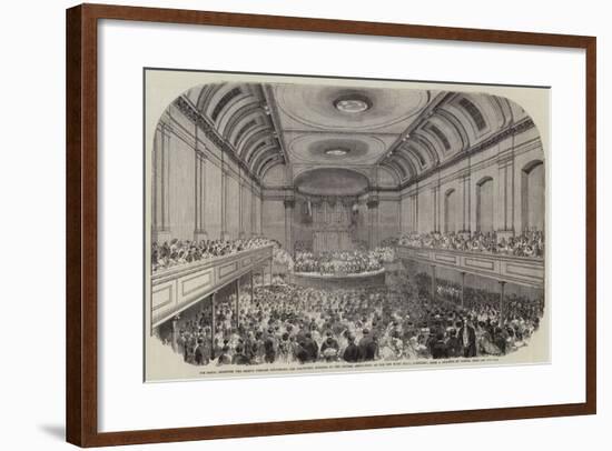 His Royal Highness the Prince Consort Delivering the Inaugural Address to the British Association a-Samuel Read-Framed Giclee Print