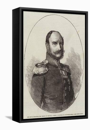 His Royal Highness the Prince of Prussia-Franz Xaver Winterhalter-Framed Stretched Canvas