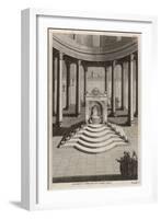 His Throne Made of Ivory Gilded-Dom Augustin Calmet-Framed Art Print