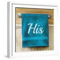 His Towel-Elizabeth Medley-Framed Art Print