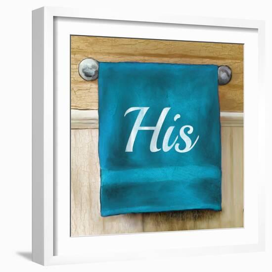 His Towel-Elizabeth Medley-Framed Art Print