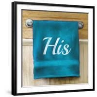 His Towel-Elizabeth Medley-Framed Art Print