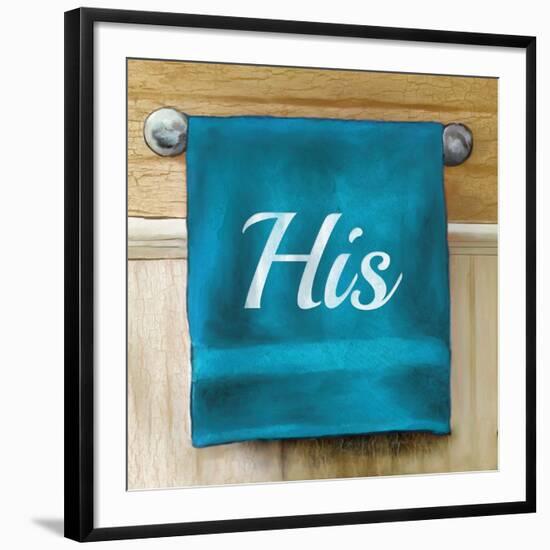 His Towel-Elizabeth Medley-Framed Art Print