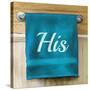 His Towel-Elizabeth Medley-Stretched Canvas