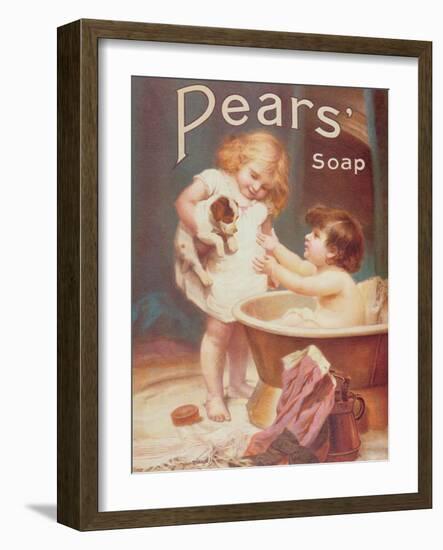 His Turn Next, from the Pears Annual-Emile Munier-Framed Giclee Print