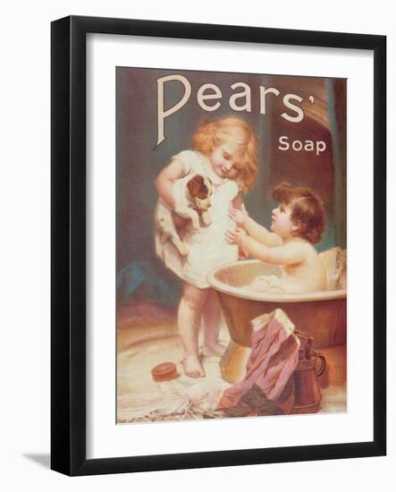 His Turn Next, from the Pears Annual-Emile Munier-Framed Giclee Print