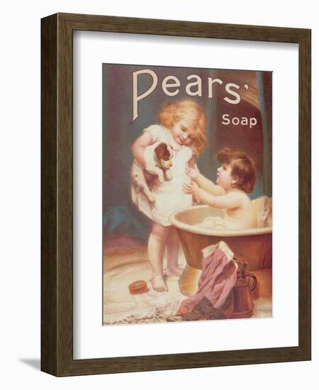 His Turn Next, from the Pears Annual-Emile Munier-Framed Premium Giclee Print