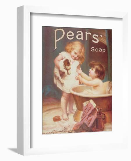 His Turn Next, from the Pears Annual-Emile Munier-Framed Premium Giclee Print