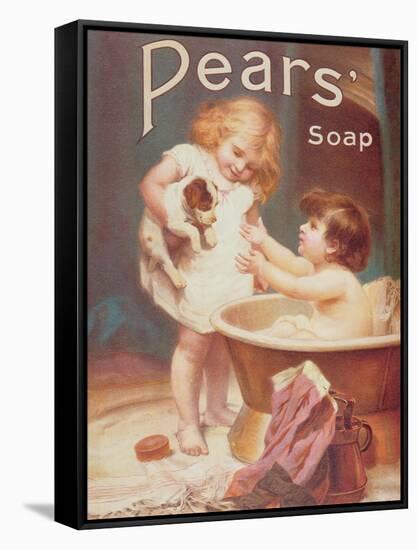 His Turn Next, from the Pears Annual-Emile Munier-Framed Stretched Canvas