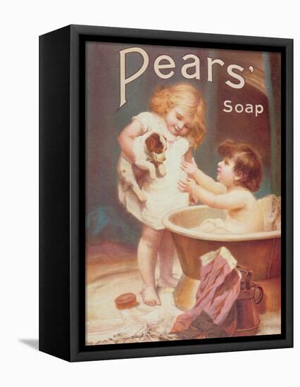 His Turn Next, from the Pears Annual-Emile Munier-Framed Stretched Canvas