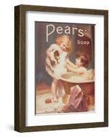 His Turn Next, from the Pears Annual-Emile Munier-Framed Giclee Print