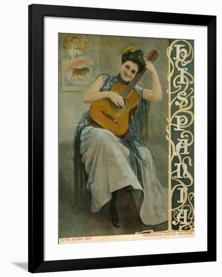 Hispania, Magazine Cover, Spain, 1900-null-Framed Giclee Print