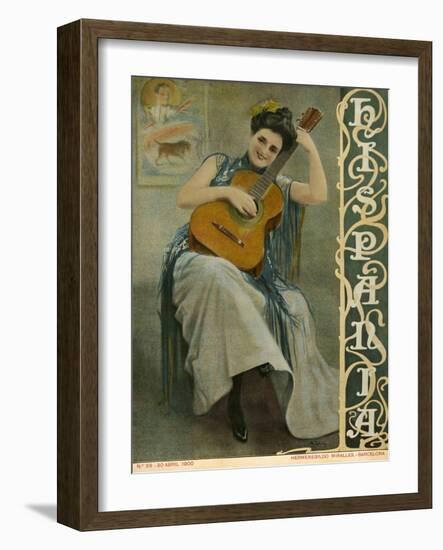 Hispania, Magazine Cover, Spain, 1900-null-Framed Giclee Print