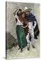 Hispanic-American Couple, Juan and Juanita, 1800s-null-Stretched Canvas