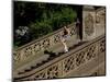 Hispanic Woman Running for Exercise, New York, New York, USA-Paul Sutton-Mounted Photographic Print