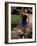 Hispanic Woman Running for Exercise, New York, New York, USA-Paul Sutton-Framed Photographic Print