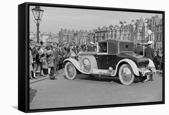 Hispano-Suiza 30 hp of M Graham-White at the Southport Rally, 1928-Bill Brunell-Framed Stretched Canvas