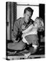 Histoire by detective (Detective Story) by William Wyler with Eleanor Parker, Kirk Douglas, 1951 (b-null-Stretched Canvas