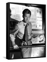 Histoire by detective (Detective Story) by William Wyler with Kirk Douglas, 1951 (b/w photo)-null-Framed Stretched Canvas