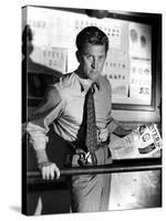 Histoire by detective (Detective Story) by William Wyler with Kirk Douglas, 1951 (b/w photo)-null-Stretched Canvas