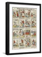 Histoire de Cocotte la poule savante-null-Framed Giclee Print