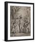 Histoire de France sous l'Empire de Napoléon le Grand, Toussaint Louverture reçoit une lettre du-Charles Monnet-Framed Giclee Print
