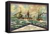 Histoire De La Locomotion, Segelboote, 1860 Und 1842-null-Framed Stretched Canvas