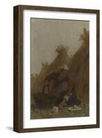 Histoire du blé: le panier repas-Paul-Albert Baudouin-Framed Giclee Print