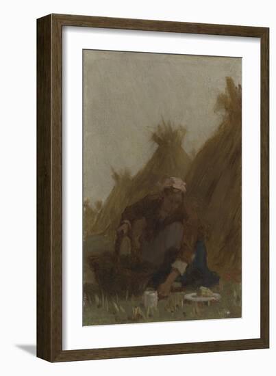 Histoire du blé: le panier repas-Paul-Albert Baudouin-Framed Giclee Print