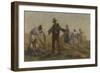Histoire du blé: les moissonneurs-Paul-Albert Baudouin-Framed Giclee Print