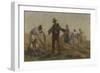 Histoire du blé: les moissonneurs-Paul-Albert Baudouin-Framed Giclee Print