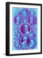 Historians, Philosophers and Dramatists of Ancient Greece-English-Framed Giclee Print