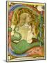 Historiated Initial 'C'? Depicting St. Margaret (Vellum)-Master of San Michele of Murano-Mounted Giclee Print