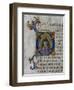Historiated Initial "D" Depicting King David with Lyre, from a Psalter from San Marco E Cenacoli-Fra Angelico-Framed Giclee Print