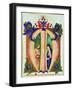 Historiated Initial 'M' Depicting the Annunciation (Vellum)-Antonio di Niccolo di Lorenzo-Framed Giclee Print