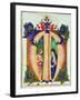 Historiated Initial 'M' Depicting the Annunciation (Vellum)-Antonio di Niccolo di Lorenzo-Framed Giclee Print