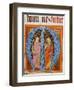 Historiated Initial 'M' with Saints Peter and Paul-German-Framed Giclee Print